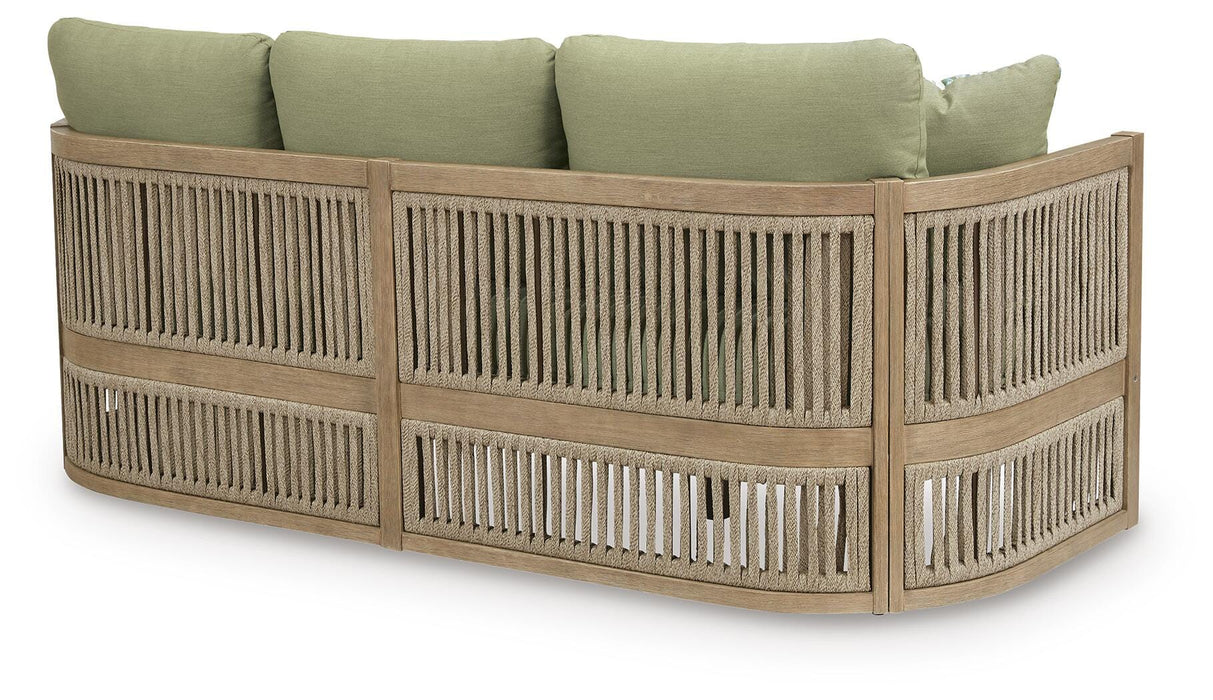 Serena Shores Outdoor Sofa with Cushion - Furniture Source (IA) 