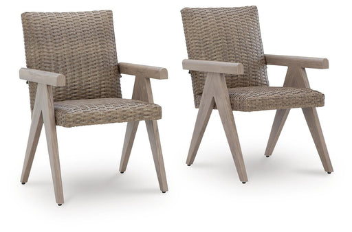 Cliff Trails Outdoor Arm Chair (Set of 2) - Furniture Source (IA) 