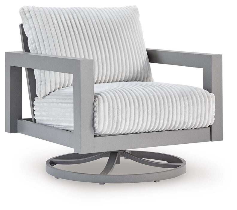 Hurley Park Outdoor Swivel Chair with Cushion - Furniture Source (IA) 