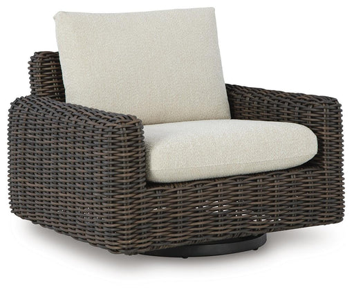 Kimora Outdoor Swivel Lounge Chair - Furniture Source (IA) 