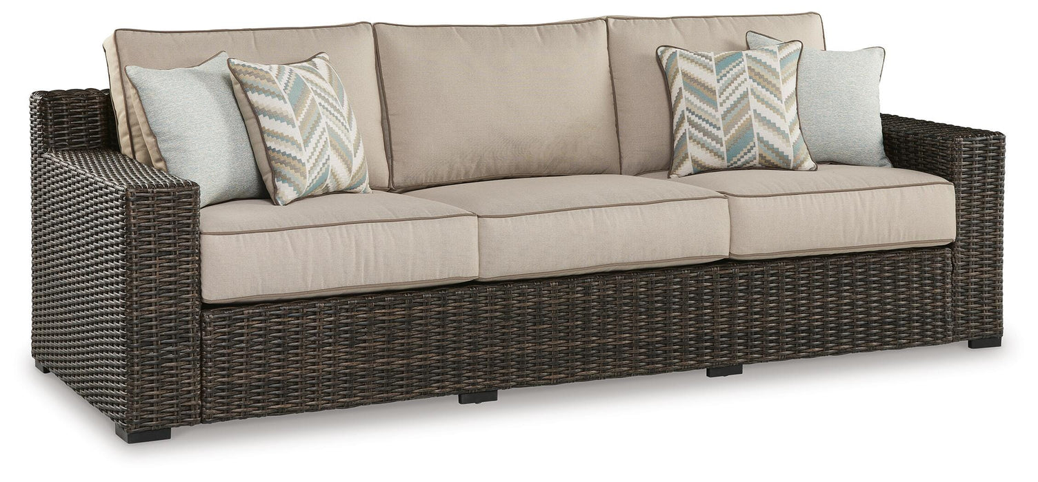 Coastline Bay Outdoor Sofa with Cushion - Furniture Source (IA) 