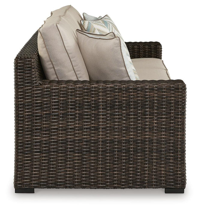 Coastline Bay Outdoor Sofa with Cushion - Furniture Source (IA) 
