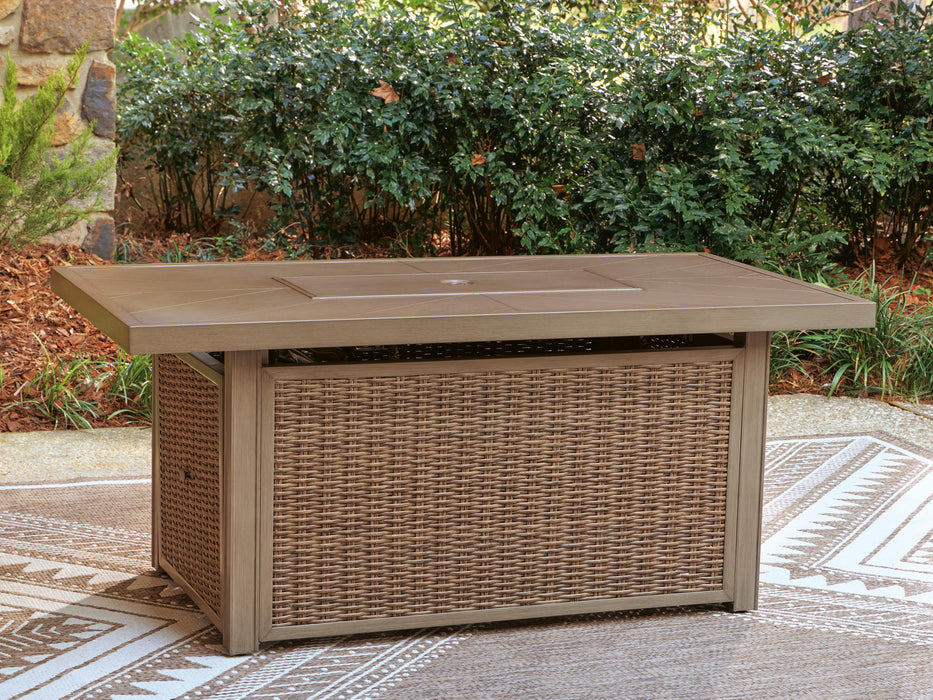 Laguna Heights Outdoor Fire Pit Table - Furniture Source (IA) 