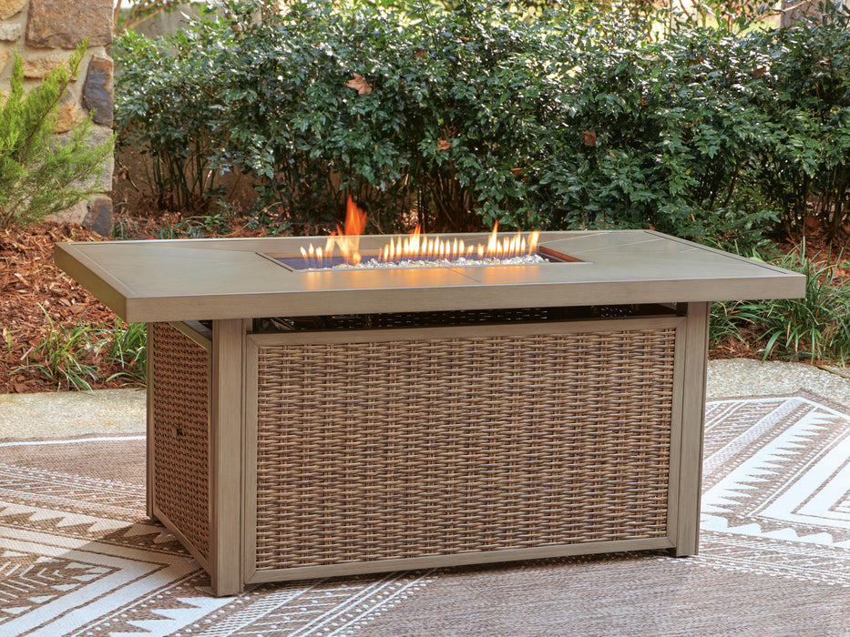 Laguna Heights Outdoor Fire Pit Table - Furniture Source (IA) 