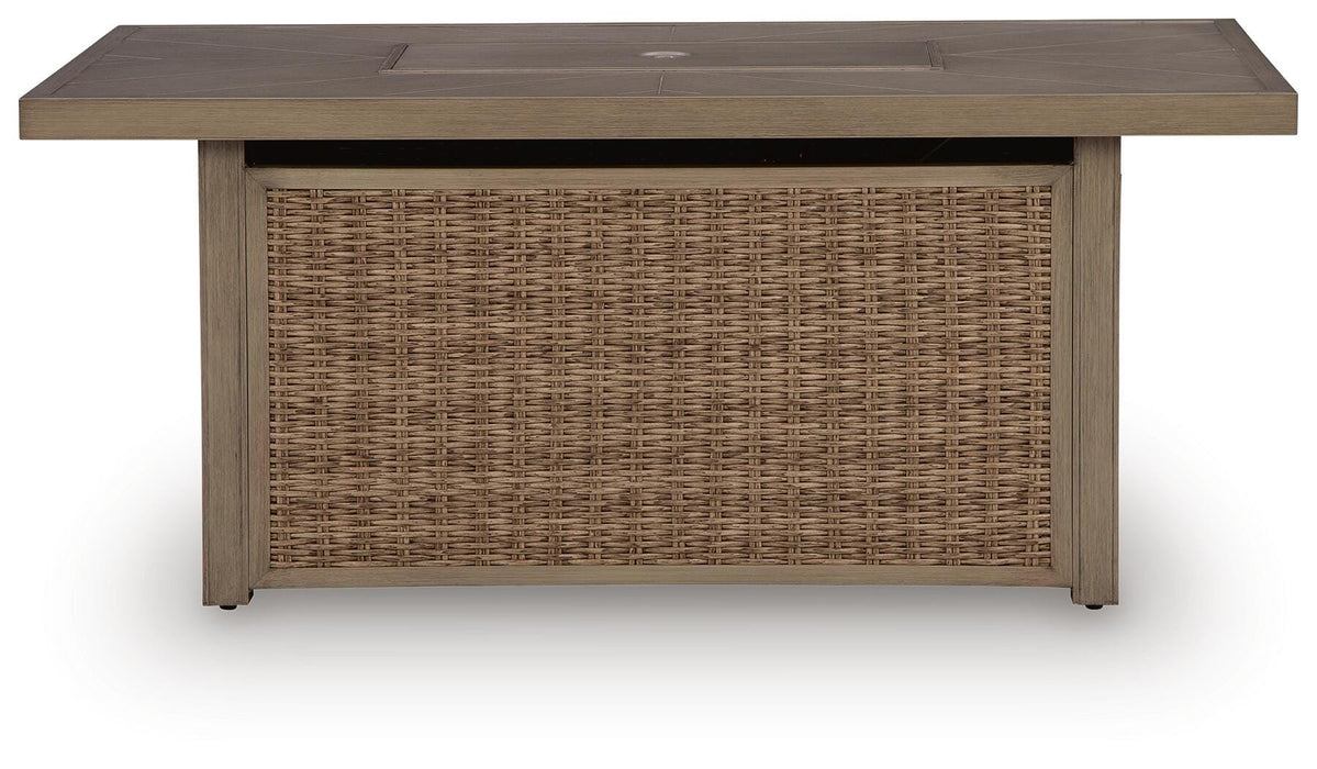 Laguna Heights Outdoor Fire Pit Table - Furniture Source (IA) 