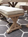 Beachcroft Outdoor Bench with Cushion - Furniture Source (IA) 