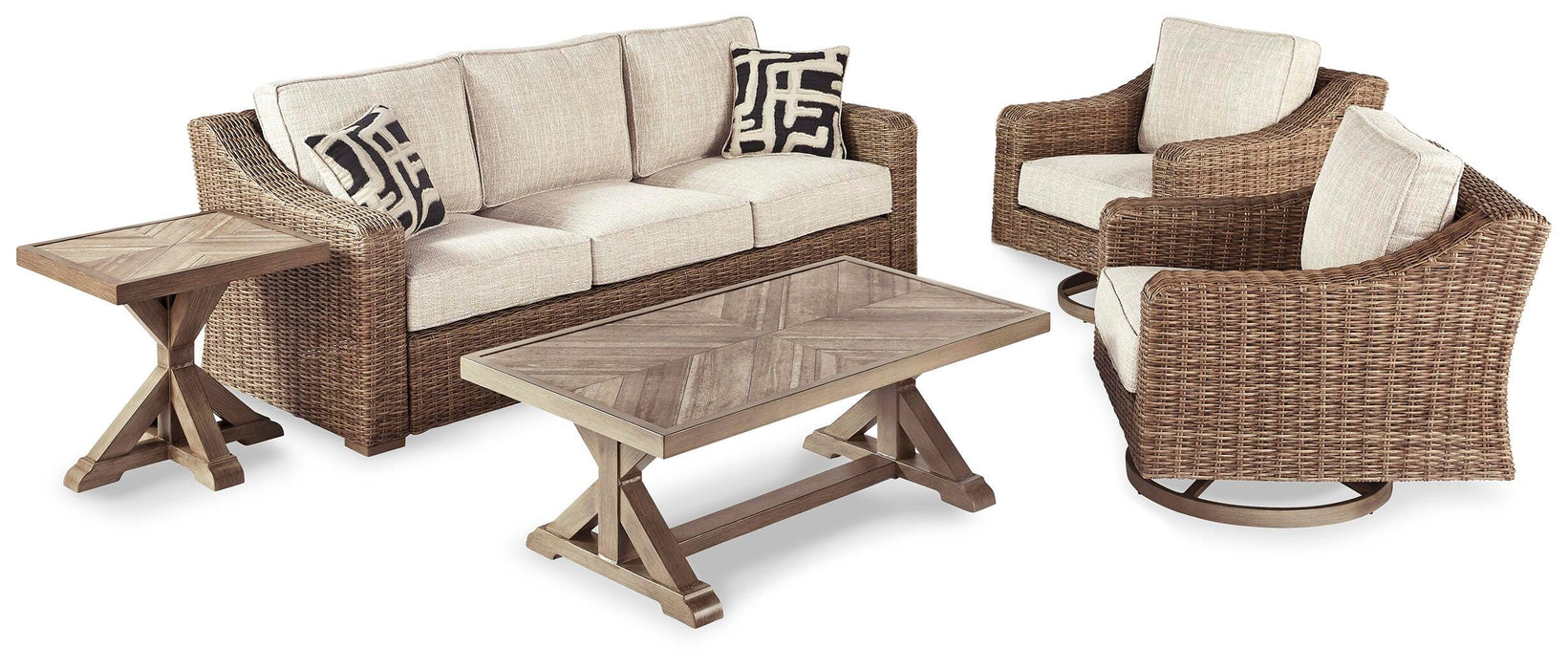 Beachcroft Outdoor Conversation Set - Furniture Source (IA) 