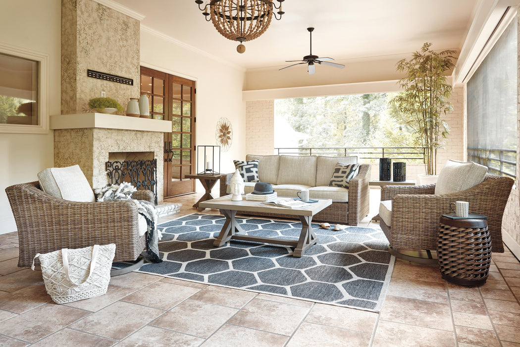 Beachcroft Outdoor Conversation Set - Furniture Source (IA) 