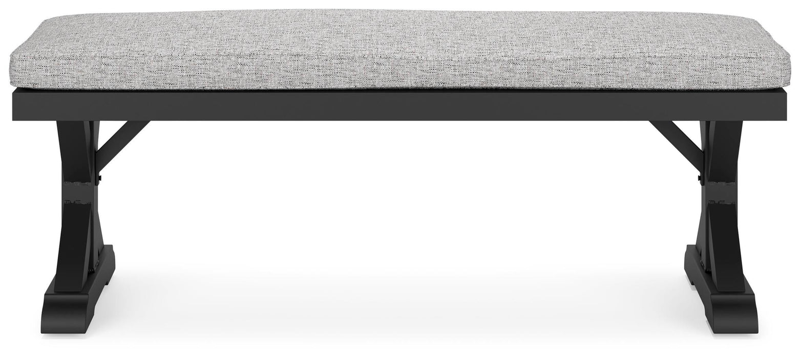 Beachcroft Outdoor Bench with Cushion - Furniture Source (IA) 