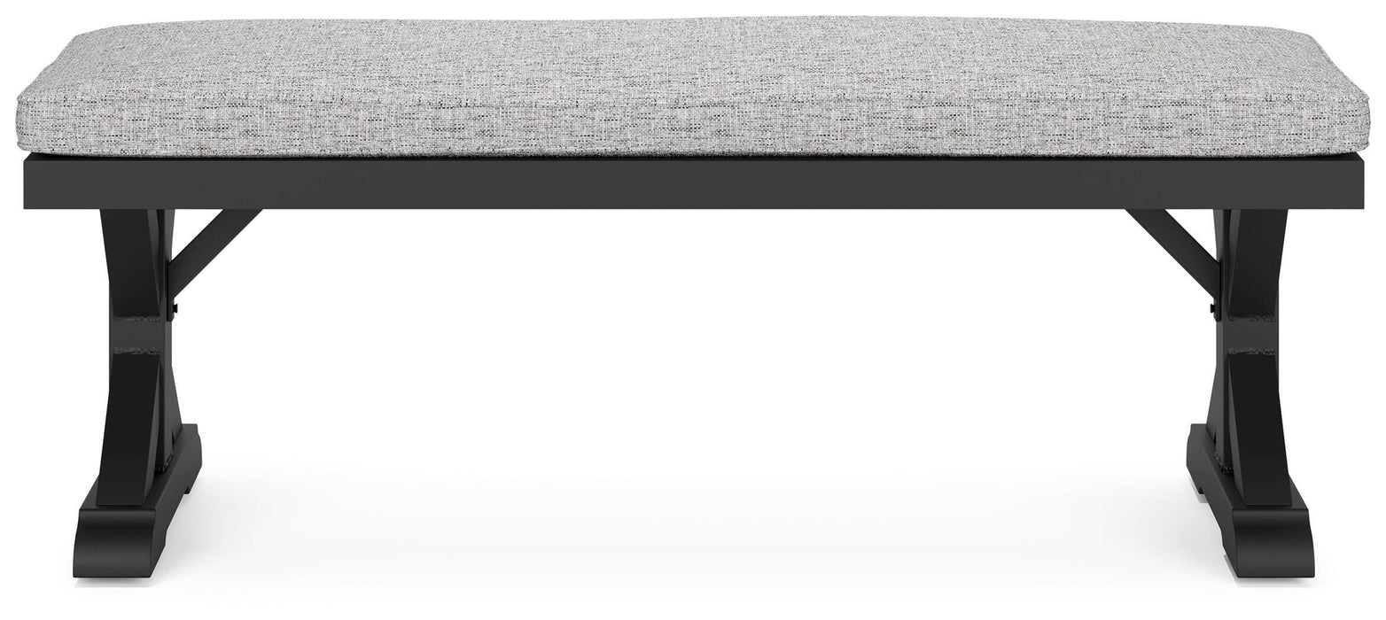 Beachcroft Outdoor Bench with Cushion - Furniture Source (IA) 
