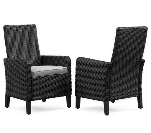 Beachcroft Outdoor Arm Chair with Cushion (Set of 2) - Furniture Source (IA) 
