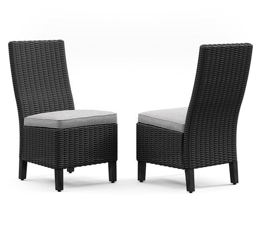 Beachcroft Outdoor Side Chair with Cushion (Set of 2) - Furniture Source (IA) 