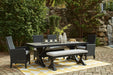 Beachcroft Outdoor Bench with Cushion - Furniture Source (IA) 