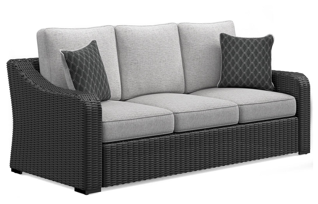 Beachcroft Outdoor Sofa with Cushion - Furniture Source (IA) 
