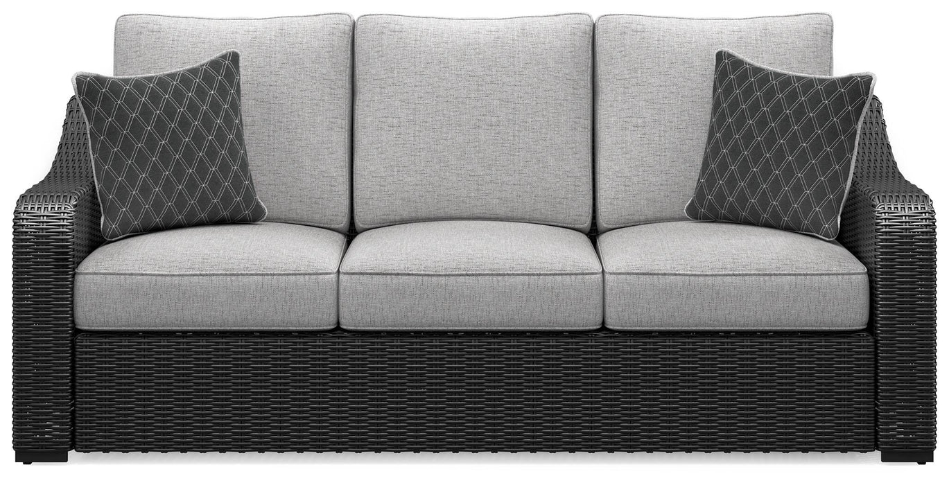 Beachcroft Outdoor Sofa with Cushion - Furniture Source (IA) 