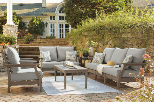 Visola Outdoor Sofa and Loveseat Set - Furniture Source (IA) 