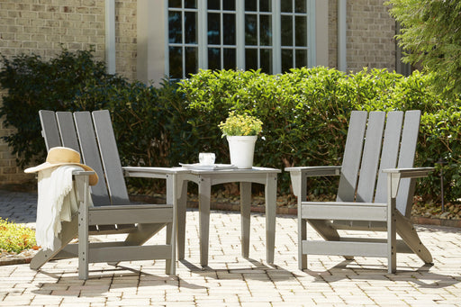 Visola Outdoor Adirondack Chair Set with End Table - Furniture Source (IA) 