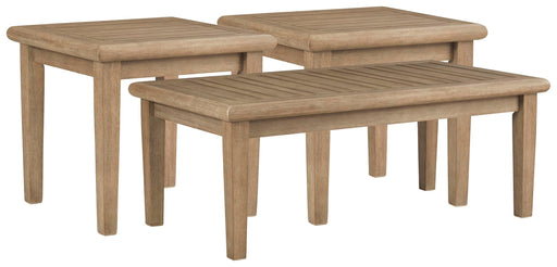 Gerianne Outdoor Occasional Table Set - Furniture Source (IA) 