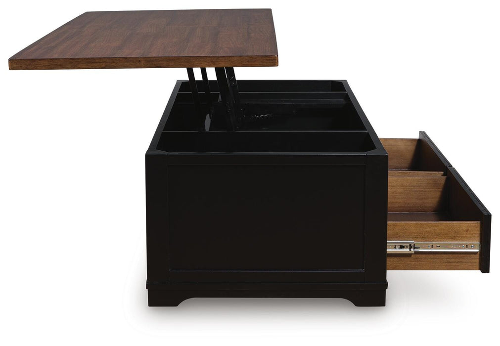 Wildenauer Lift-Top Coffee Table - Furniture Source (IA) 