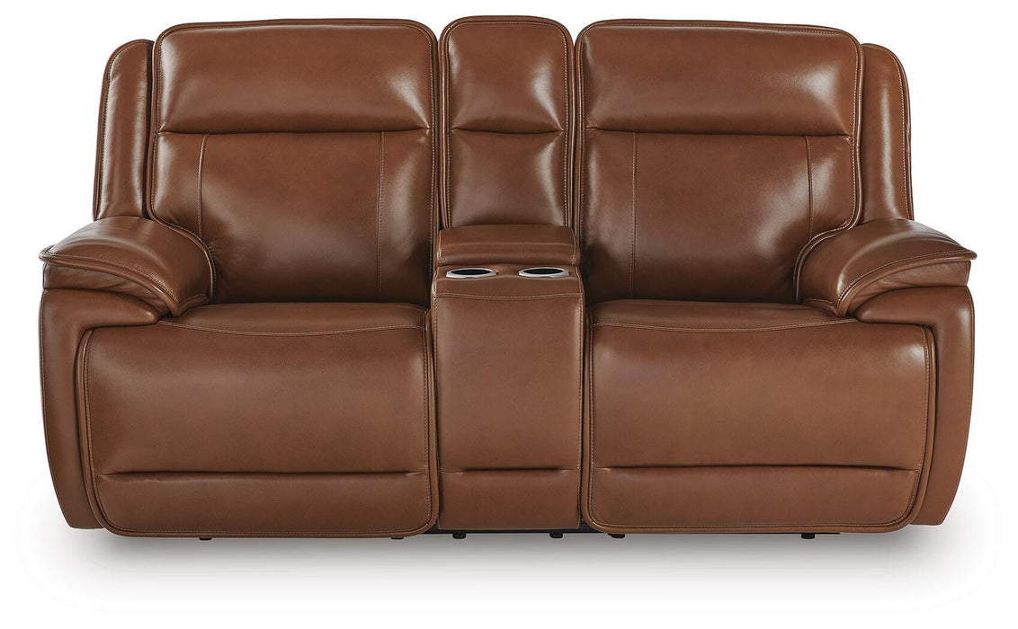 Healy Pier Power Reclining Loveseat with Console - Furniture Source (IA) 