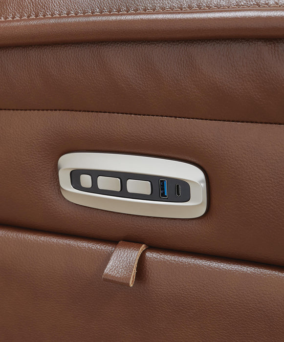 Healy Pier Power Reclining Loveseat with Console - Furniture Source (IA) 