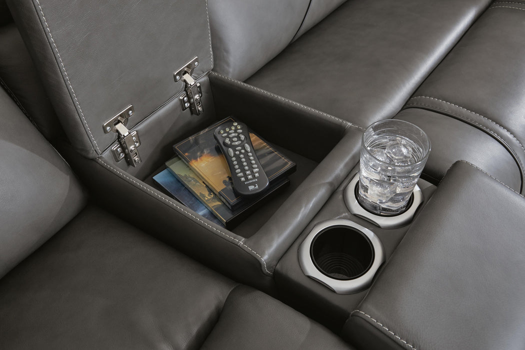 5Z - Pittson Power Reclining Sectional - Furniture Source (IA) 