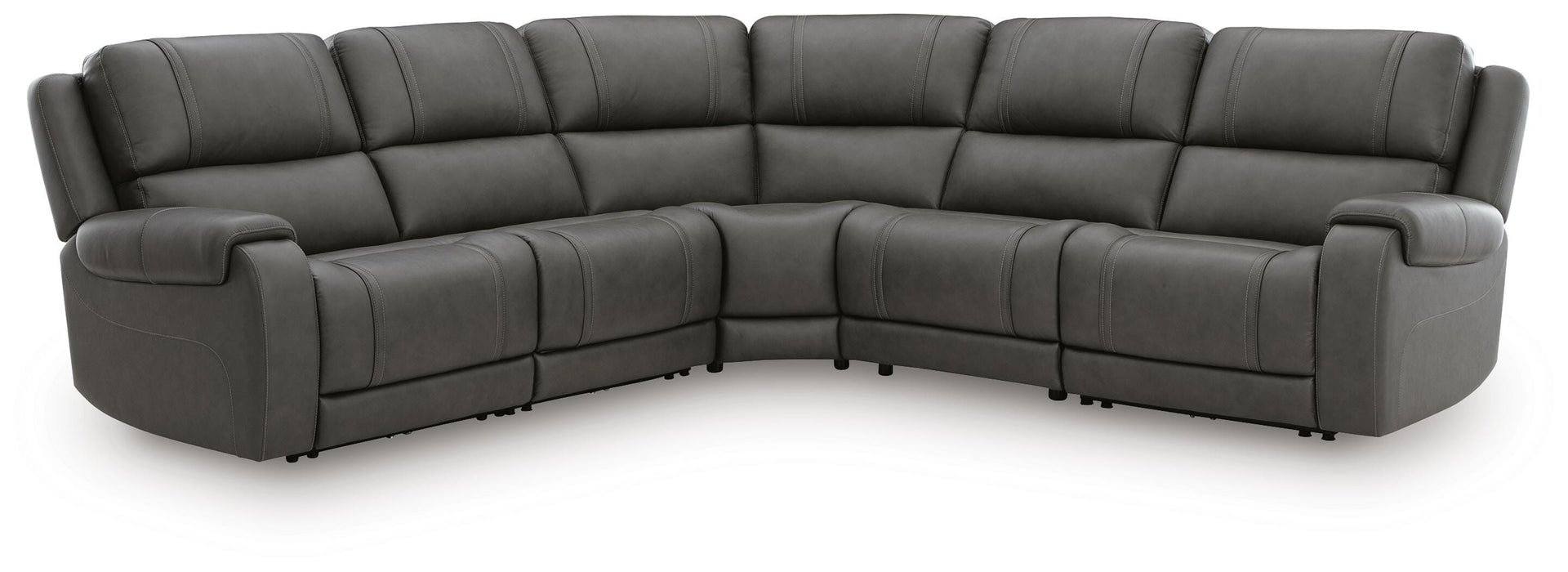 5Z - Pittson Power Reclining Sectional - Furniture Source (IA) 
