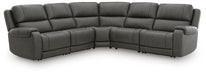 5Z - Pittson Power Reclining Sectional - Furniture Source (IA) 