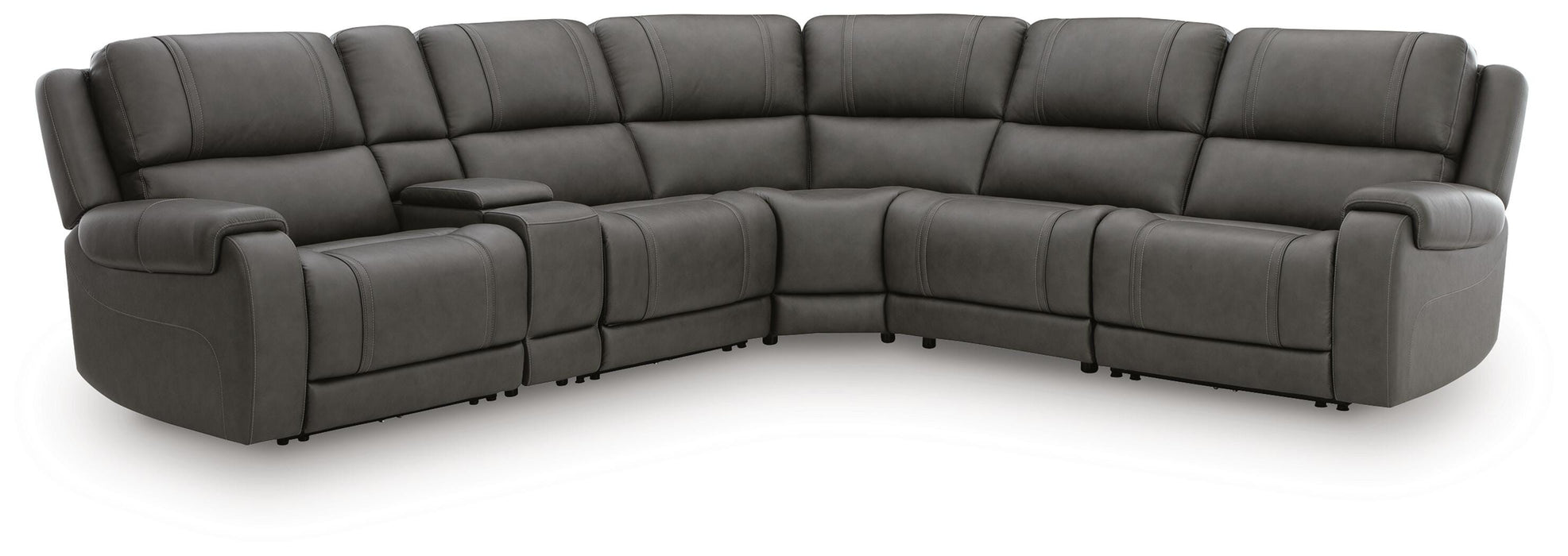 5Z - Pittson Power Reclining Sectional - Furniture Source (IA) 