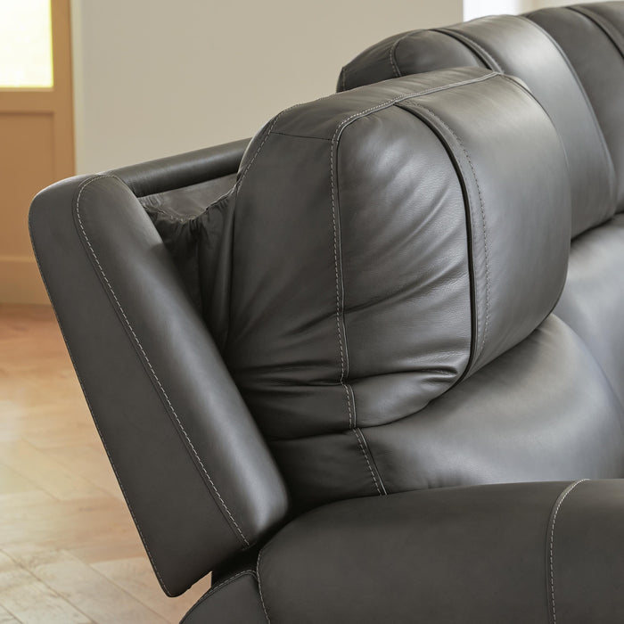 5Z - Pittson Power Reclining Sectional - Furniture Source (IA) 