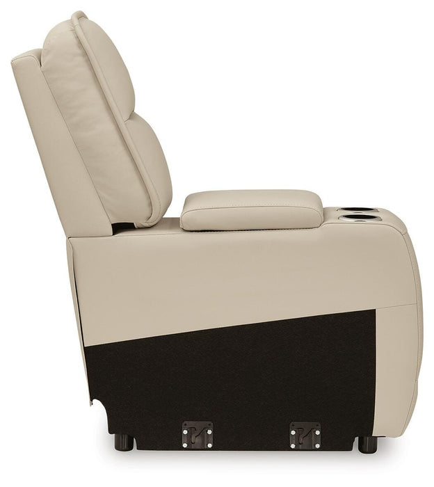 Double Deal Reclining Sectional with Console - Furniture Source (IA) 