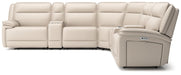 Double Deal Reclining Sectional with 2 Consoles - Furniture Source (IA) 