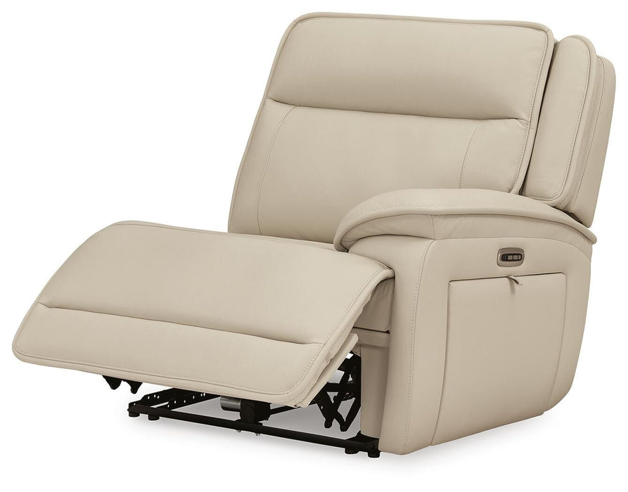 Double Deal Reclining Sectional with Console - Furniture Source (IA) 