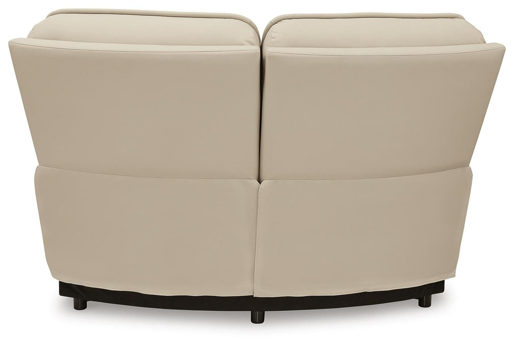 Double Deal Reclining Sectional with Console - Furniture Source (IA) 