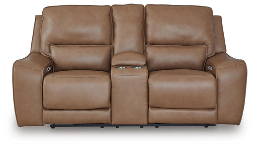 DeepWakes Power Reclining Loveseat with Console - Furniture Source (IA) 