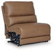 DeepWakes Reclining Sectional with Storage Console - Furniture Source (IA) 