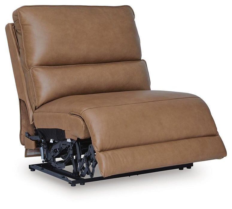 DeepWakes Reclining Sectional with Storage Console - Furniture Source (IA) 