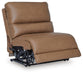 DeepWakes Reclining Sectional with Storage Console - Furniture Source (IA) 