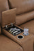DeepWakes Reclining Sectional with Storage Console - Furniture Source (IA) 