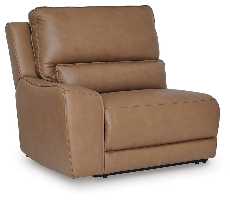 DeepWakes Reclining Sectional with Storage Console - Furniture Source (IA) 