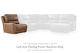 DeepWakes Reclining Sectional with Storage Console - Furniture Source (IA) 