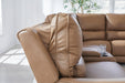 DeepWakes Reclining Sectional with Storage Console - Furniture Source (IA) 