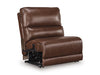 DeepWakes Reclining Sectional with Storage Console - Furniture Source (IA) 