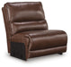DeepWakes Reclining Sectional with Storage Console - Furniture Source (IA) 
