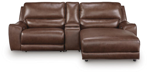 DeepWakes Power Reclining Sectional with Chaise - Furniture Source (IA) 