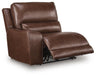 DeepWakes Reclining Sectional with Storage Console - Furniture Source (IA) 