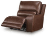 DeepWakes Reclining Sectional with Storage Console - Furniture Source (IA) 