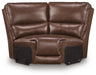 DeepWakes Reclining Sectional with Storage Console - Furniture Source (IA) 