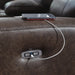 Crossplex Power Reclining Loveseat with Console - Furniture Source (IA) 