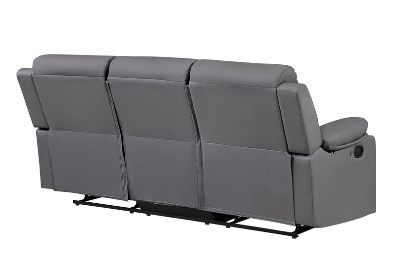 U6026 - Reclining Sofa With LED - Gray